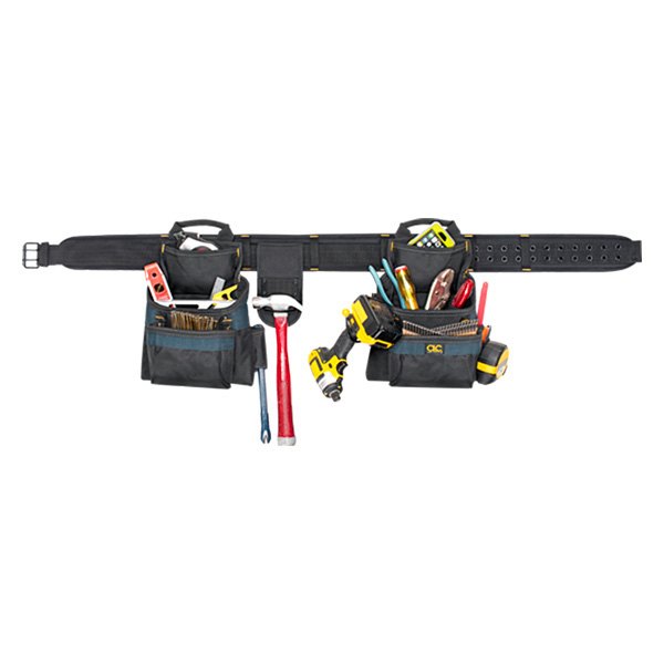 CLC Work Gear® - Tool Works™ 4-piece 17-Pocket Framer’s Ballistic Tool Belt Set