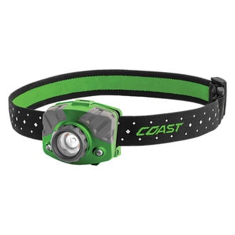 Coast® 20619 - FL75R™ 530 lm Pure Beam Focusing Green LED Headlamp
