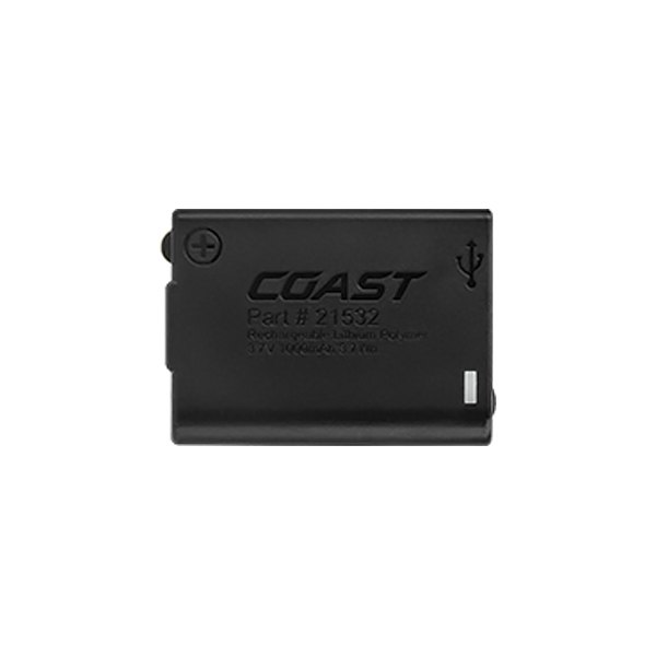 Coast® - 3.7 V Li-ion Rechargable Battery Pack for FL60R, FL75R, and FL85R LED Headlamp