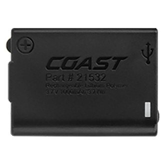 Coast® 21532 - 3.7 V Li-ion Rechargable Battery Pack for FL60R, FL75R, and FL85R LED Headlamp