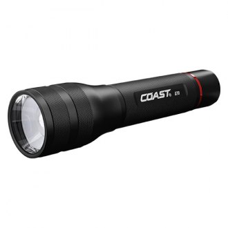 Coast TX100 Tri-Color LED Flashlight Gift Pouch 20371 Red Blue and White Light 