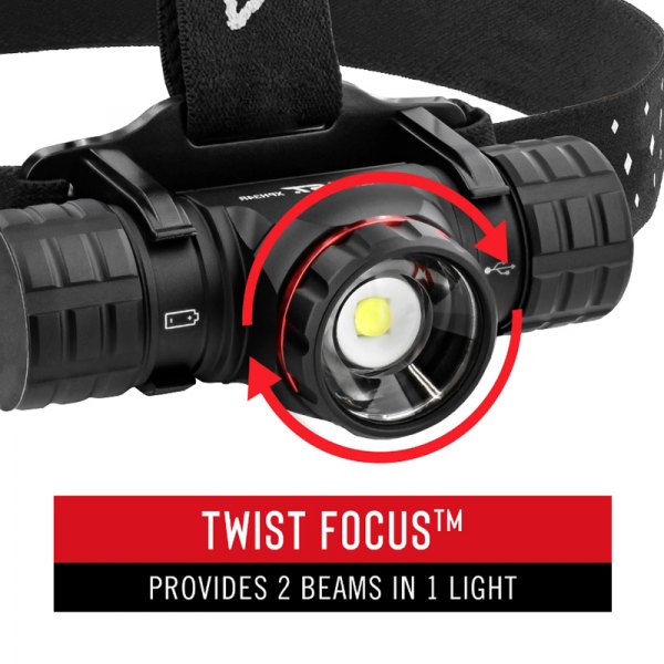 Coast® 30344 - 2000 lm Multipurpose Black LED Headlamp - TOOLSiD.com