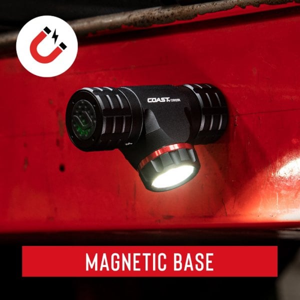 Coast® 30344 - 2000 lm Multipurpose Black LED Headlamp - TOOLSiD.com