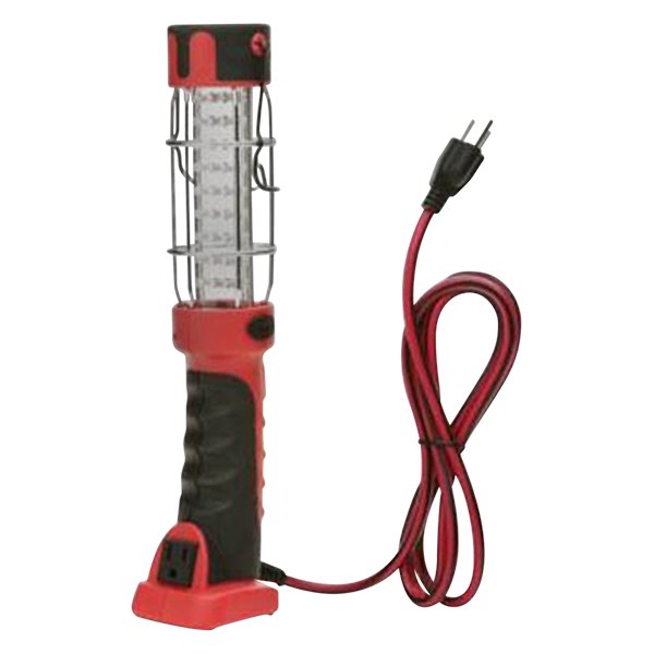 Coleman Cable® - 90 lm LED Corded Work Light with Grounded Outlet 6' 16/3 Cord