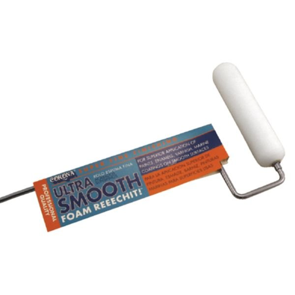 Corona Brush® - UltraSmooth™ 4" x 3/8" White Foam Paint Roller