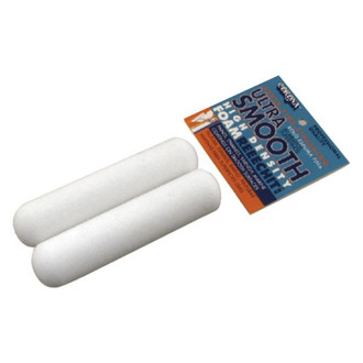 Corona Brush® - UltraSmooth™ 6" x 3/8" White Foam Paint Roller Cover (2 Pieces)