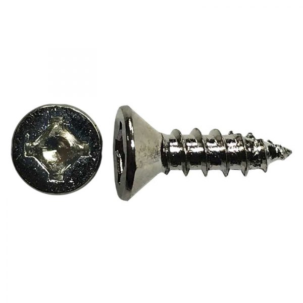 Global Link® - #6 x 5/8" Nickel Plated Square Recess Oval Head SAE Screws (500 Pieces)