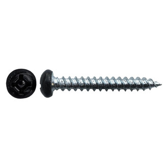 Global Link® - #8 x 1" Black Square Recess Pan Head SAE Screws (500 Pieces)