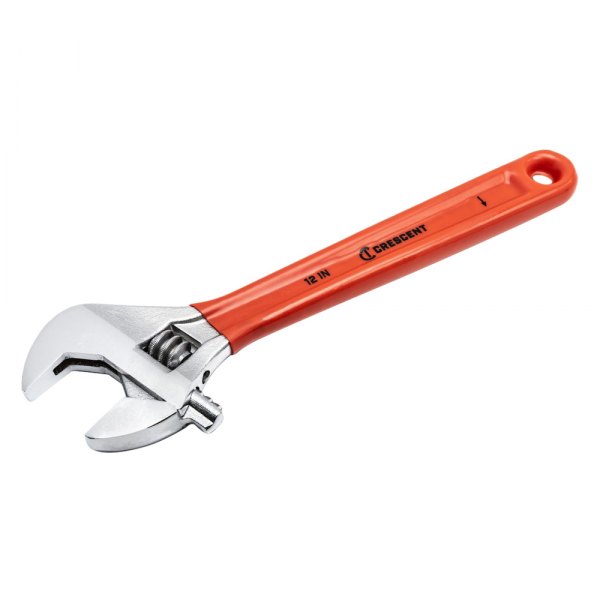 Crescent® - 1-1/2" x 12" OAL Satin Dipped Handle Adjustable Wrench