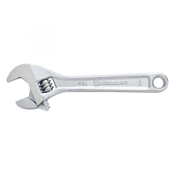 Crescent® - 1/2" x 4" OAL Satin Plain Handle Adjustable Wrench