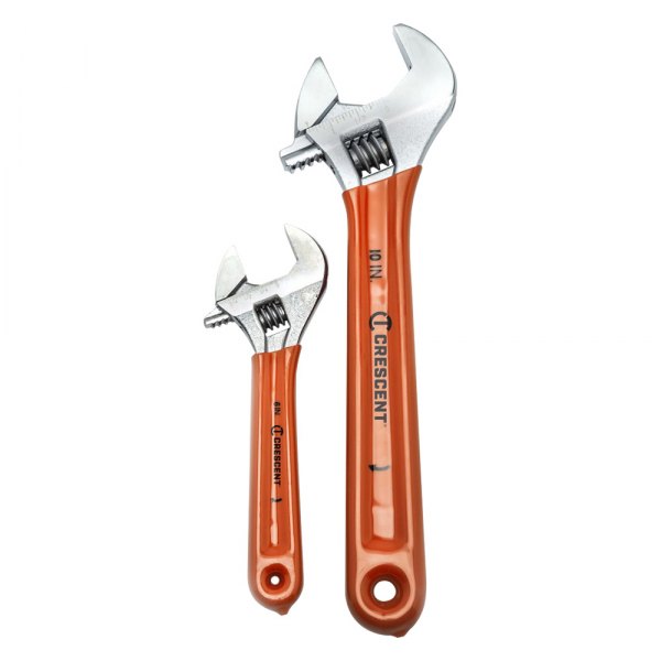Crescent® - 2-Piece 15/16" and 1-5/16" Chrome Adjustable Wrench Set