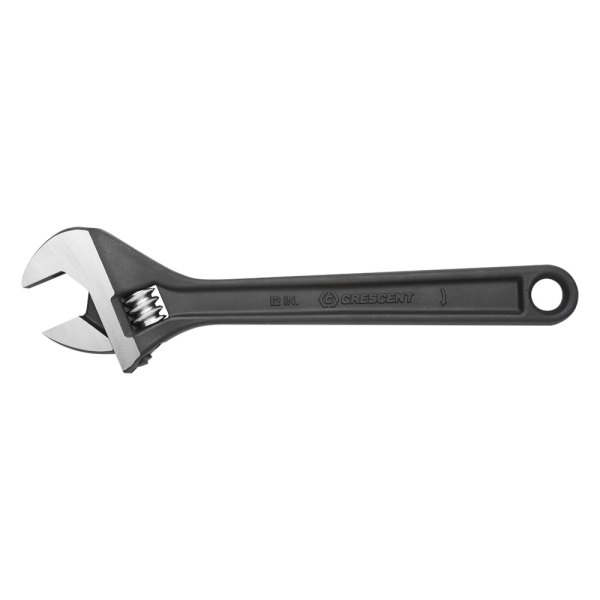 Crescent® - 1-1/2" x 12" OAL Black Oxide Plain Handle Adjustable Wrench