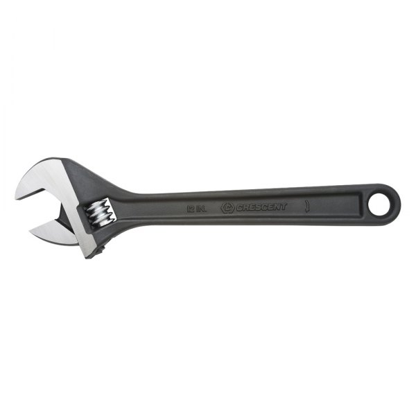 Crescent® - 1-1/8" x 8" OAL Black Oxide Plain Handle Adjustable Wrench
