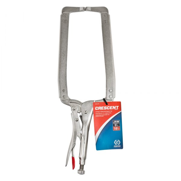 Crescent® - 9" Fixed Pads Long Reach C-Jaws Locking Clamp