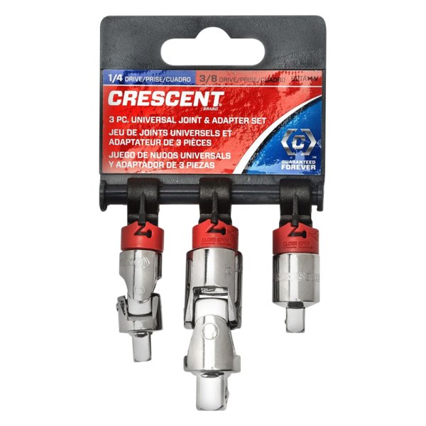 Crescent® - Mixed Drive Size U-Joint Socket Adapter Set 3 Pieces