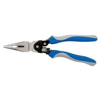 Crescent® - Pro Series™ 9" Box Joint Straight Jaws Multi-Material Handle Cutting Needle Nose Pliers