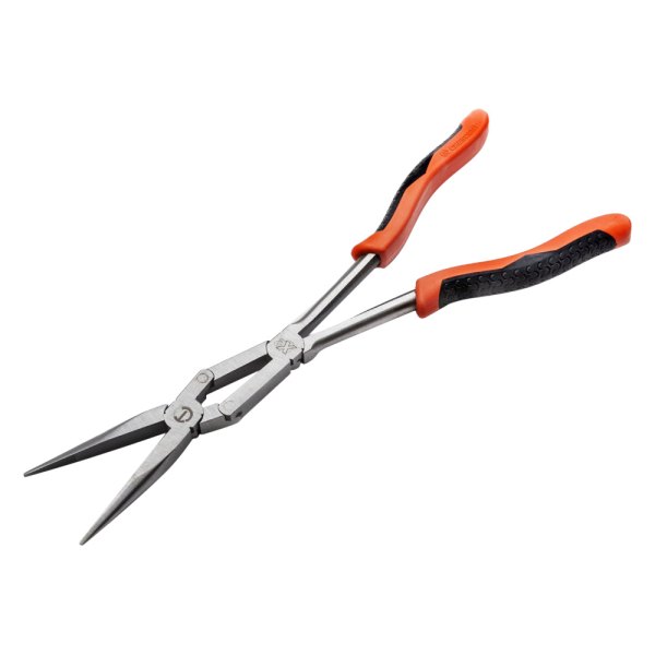 Crescent® - X2™ 13-15/32" Double Joint Straight Jaws Multi-Material Handle Long Reach Needle Nose Pliers