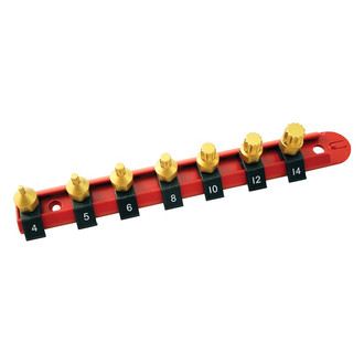 CTA® - Mixed Drive Size 12-Point Metric Triple Square Bit Socket Set 7 Pieces