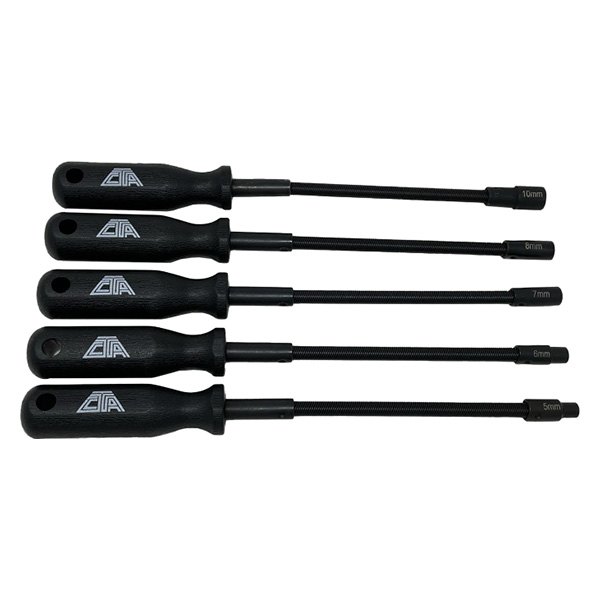 CTA® - 5-piece 5 to 10 mm Dipped Handle Nut Driver Set