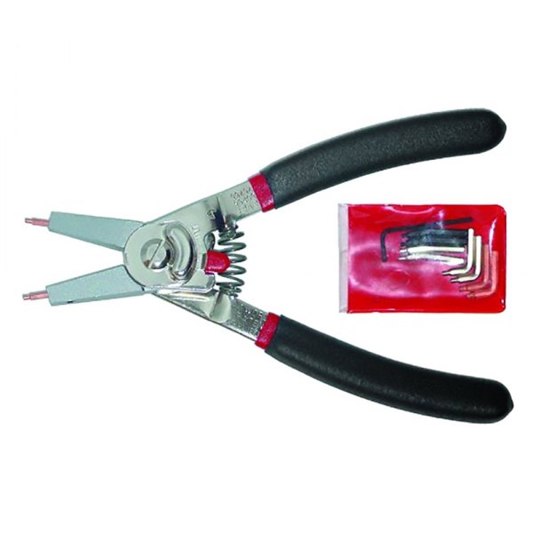 CTA® - 11-piece 90° Straight & Bent 0.036" to 0.070" Replaceable Tips Internal/External Spring Loaded Snap Ring Pliers Kit