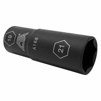 CTA® - 1/2" Drive 19 mm x 21 mm 6-Point Standard Extra Thin-Wall Flip Impact Socket