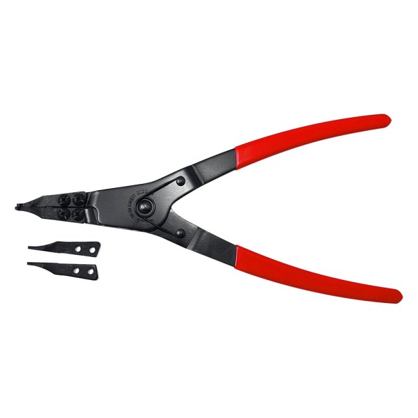 CTA® - 3-piece Straight Replaceable Tips External Spring Loaded Heavy-Duty Lock Ring Pliers Kit