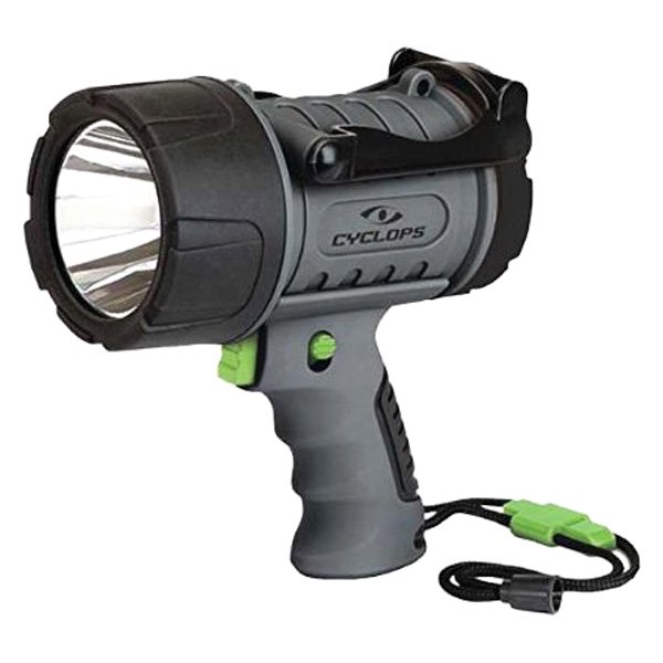 Cyclops® - 200 lm Gray Waterproof Rechargeable LED Spotlight
