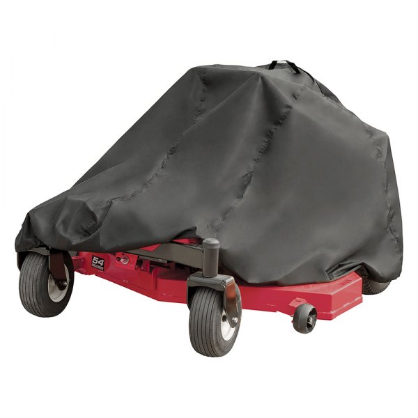 Dallas Manufacturing® - Black Polyester Waterproof Zero-Turn Lawn Mower Cover for Decks Up To 60"