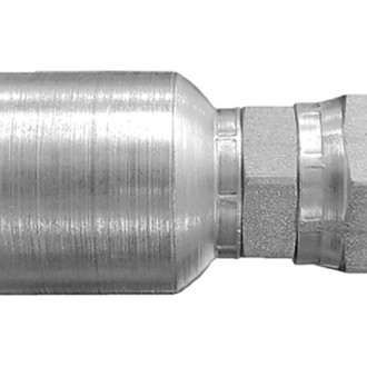 Dayco® - BW/PG™ 1/2" x 2.89" Steel Straight Female 37° Flare (JIC) Swivel Permanent Crimp Coupling