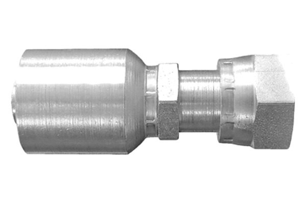 Dayco® - BW/PG™ 5/8" x 3.59" Steel Straight Female Swivel Face Seal Permanent Crimp Coupling with O-Ring