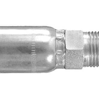 Dayco® - HY/DC™ 1/2" x 2.72" Steel Straight Male NPTF Permanent Crimp Coupling