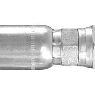 Dayco® - HY/DC™ Straight Female to Male 60° Cone Seat BSPP Swivel Permanent Crimp Coupling