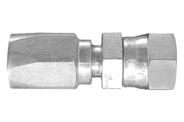 Dayco® - GL™ 13/32" x 2.32" Steel Straight Female 37° Flare Swivel Reusable Coupling