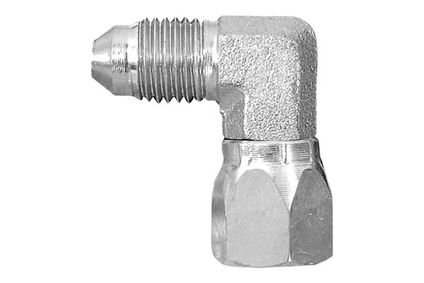 Dayco® - 9/16"-18 Steel 90° Male 37° Flare to Bulkhead Male 37° Flare Adapter