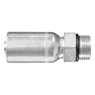 Dayco® - HY/DC™ Straight Male Boss Furnished Permanent Crimp Coupling with O-Ring