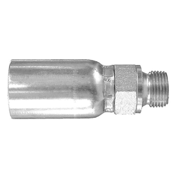 Dayco® - HY/DC™ 3/8" x 2.55" Steel Straight Male BSPP DIN 3852 Permanent Crimp Coupling