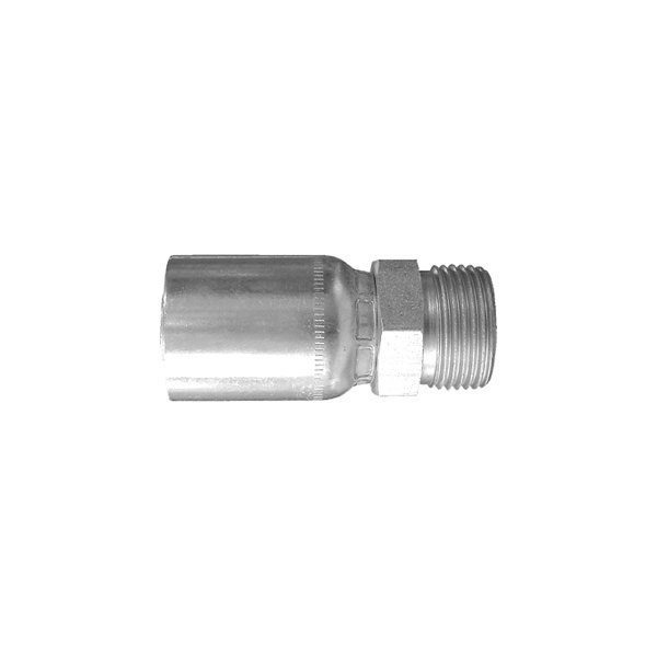 Dayco® - HY/DC™ 1/4" x 2.19" Straight Male Face Seal Furnished Permanent Crimp Coupling with O-Ring