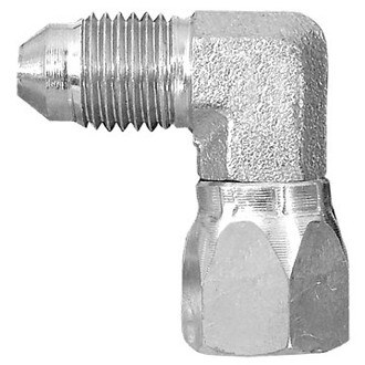 Dayco® - 7/16"-20 Steel 90° Bent Tube Male 37° Flare to Female Swivel 37° Flare Adapter