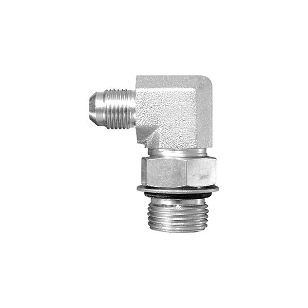 Dayco® - 9/16"-18 Steel 90° Male 37° Flare to Adjustable Male ORB Adapter