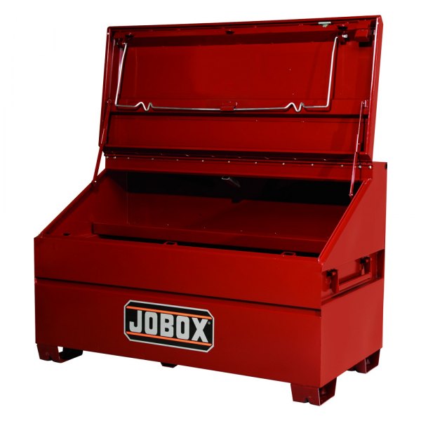 Jobox® - Brown Steel Slope Lid Chest (60" L x 30" W x 39-1/2" H)