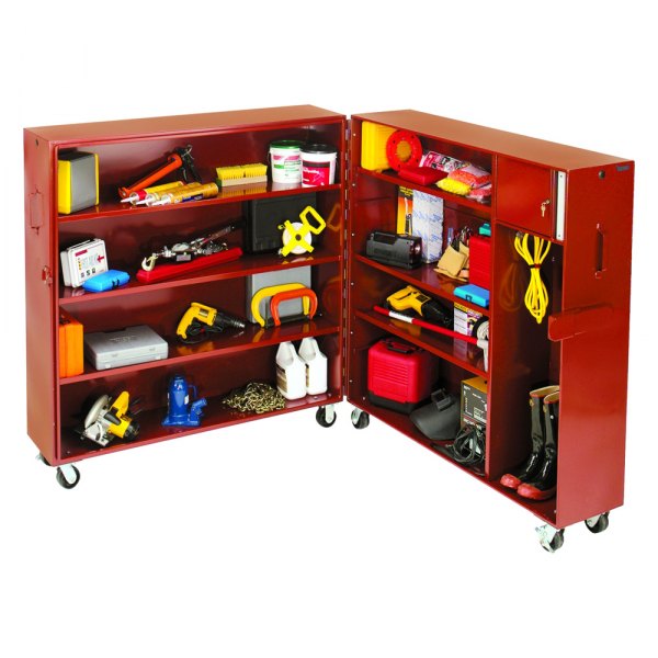 Jobox® - Brown Steel Rolling Tool Cabinet (30" W x 63.5" H)
