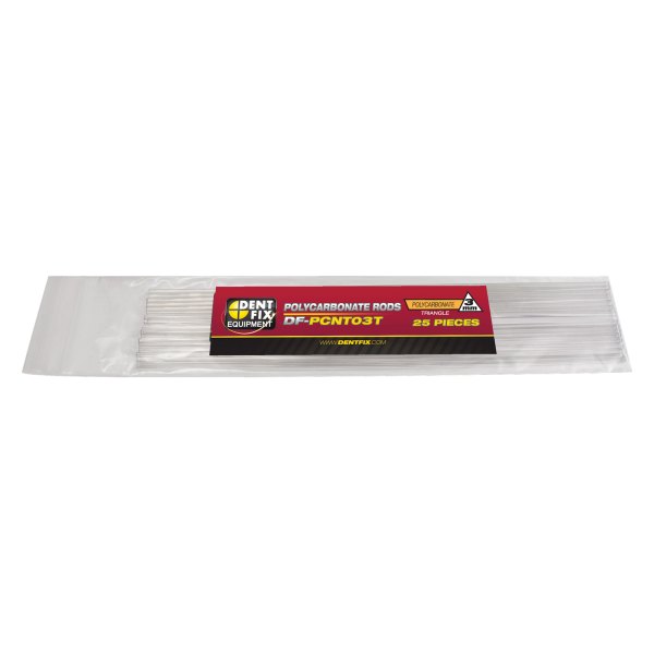 Dent Fix Corporation® - 25 Pieces 3 mm Clear Polycarbonate Plastic Welding Rods