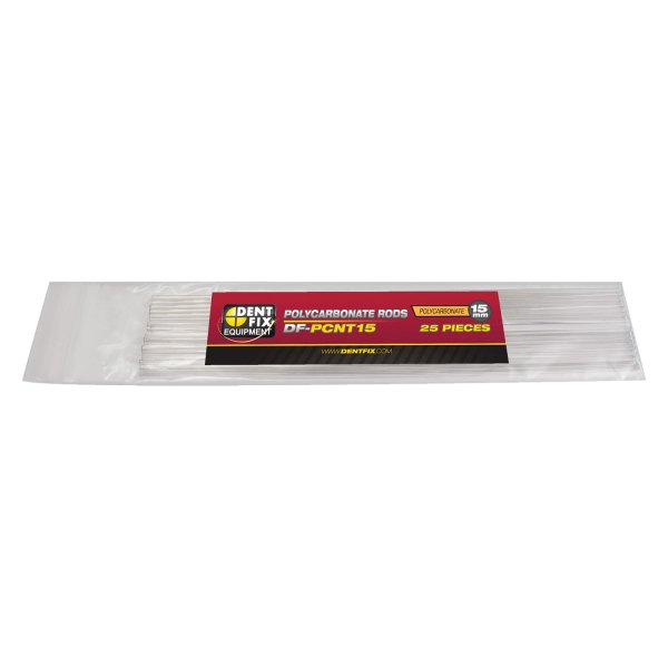 Dent Fix Corporation® - 25 Pieces 15 mm Clear Polycarbonate Plastic Welding Rods