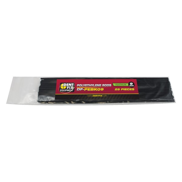 Dent Fix Corporation® - 25 Pieces 9 mm Black Polyethylene Plastic Welding Rods