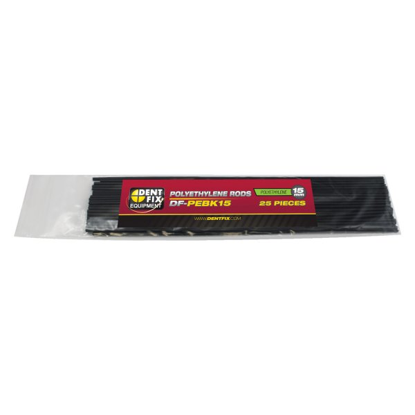 Dent Fix Corporation® - 25 Pieces 15 mm Black Polyethylene Plastic Welding Rods