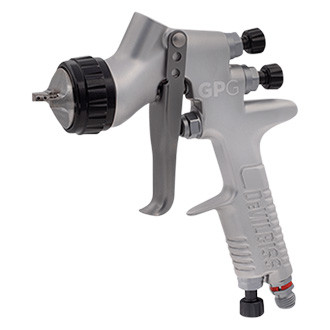 DeVilbiss® - GPG™ 1.3 mm, 1.4 mm High Efficiency Multi-Purpose Professional Gravity Feed Spray Gun with 900 ml Aluminum Cup