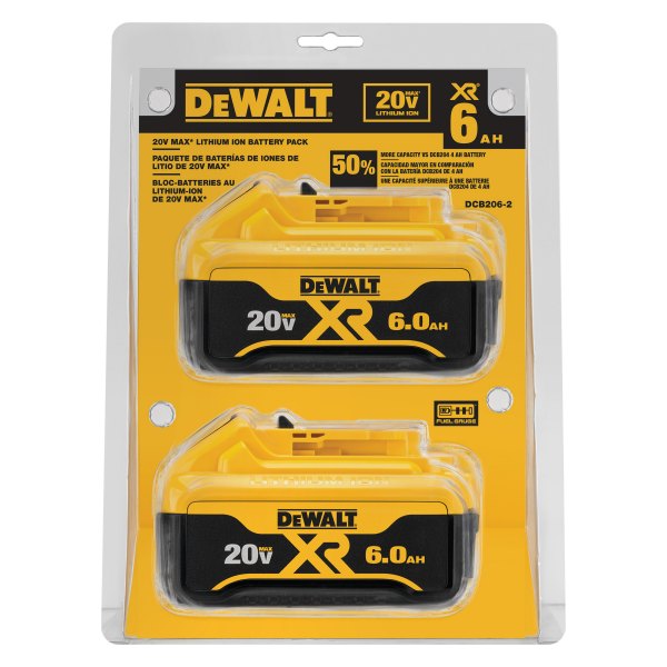 DeWALT® - XR™ 20 V Li-ion 6.0 Ah Battery