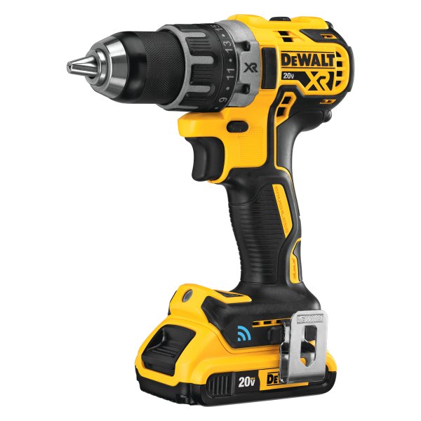 DeWALT® - XR™ Cordless 20 V Li-ion 2.0 Ah Brushless Mid-Handle Drill/Driver Kit with Tool Connect™ Wi-Fi Module