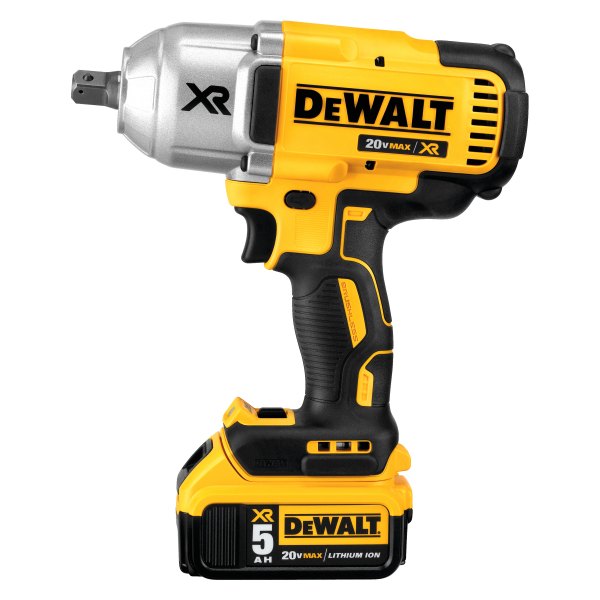 DeWALT® - XR™ 1/2" Drive Detent Pin Anvil 20 V Cordless 5.0 Ah Li-ion Brushless Impact Wrench Kit