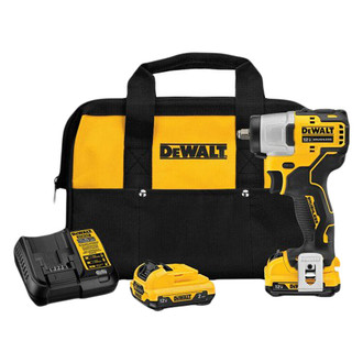 DeWALT® DCF902F2 - XTREME™ 3/8" Drive 12 V Cordless 2.0 Ah Li-ion Impact Wrench Kit